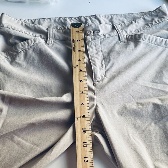 Eddie Bauer Pants Size 10 Tan Roll Tab Hem Convertible Hiking Outdoor Gorpcore - Picture 4 of 11